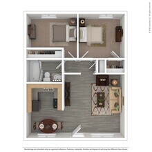 Two Bedroom, One Bath West - Renovated 89W floor plan